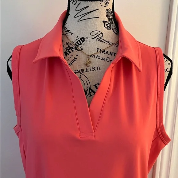 💗Sleeveless Coral Dress 🇨🇦 designed in Canada - Picture 6 of 12
